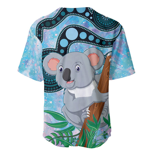 Australia Opal Koala Baseball Jersey Aussie Aboriginal Art