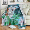 Australia Opal Koala Blanket Aussie Aboriginal Art