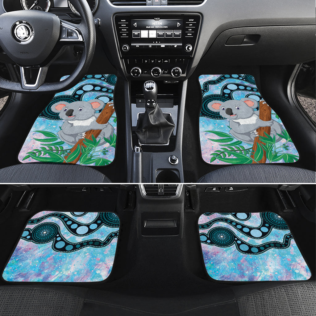 Australia Opal Koala Car Mats Aussie Aboriginal Art