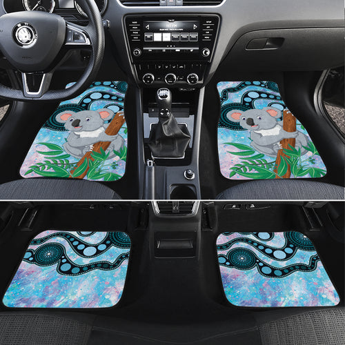 Australia Opal Koala Car Mats Aussie Aboriginal Art