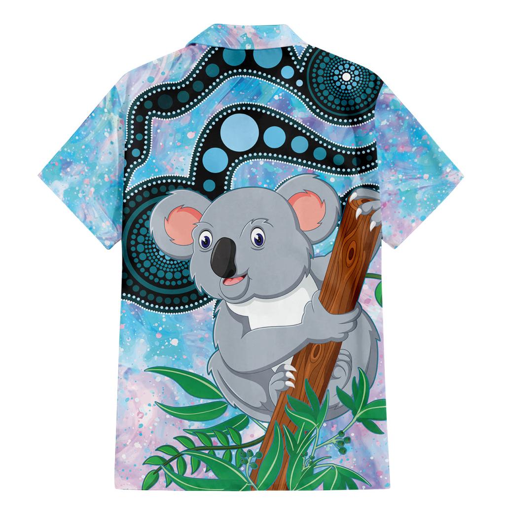 Australia Opal Koala Family Matching Mermaid Dress and Hawaiian Shirt Aussie Aboriginal Art