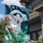 Australia Opal Koala Garden Flag Aussie Aboriginal Art