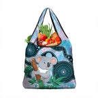 Australia Opal Koala Grocery Bag Aussie Aboriginal Art