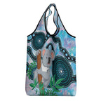 Australia Opal Koala Grocery Bag Aussie Aboriginal Art