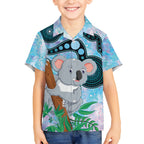 Australia Opal Koala Hawaiian Shirt Aussie Aboriginal Art