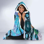 Australia Opal Koala Hooded Blanket Aussie Aboriginal Art
