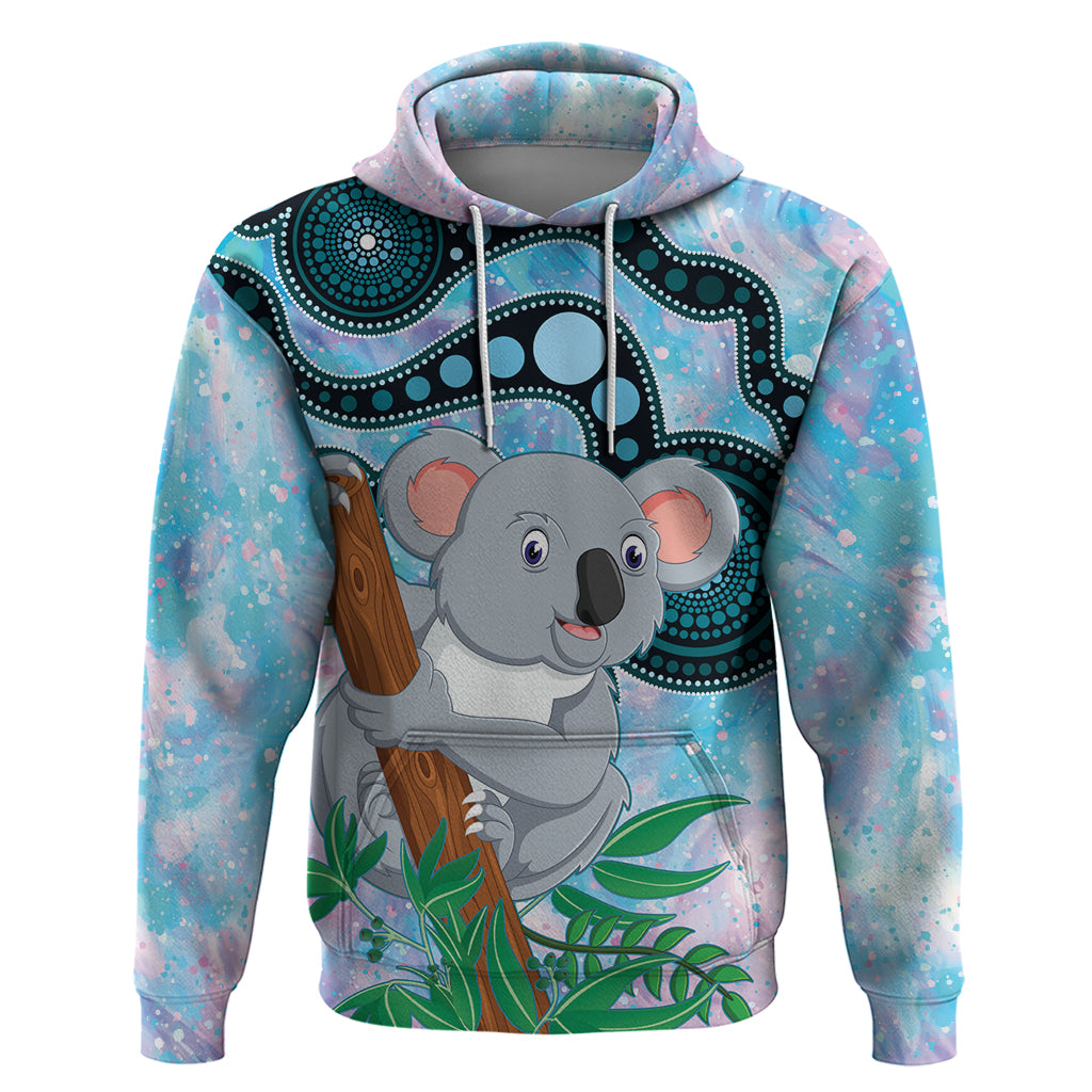 Australia Opal Koala Hoodie Aussie Aboriginal Art