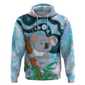 Australia Opal Koala Hoodie Aussie Aboriginal Art