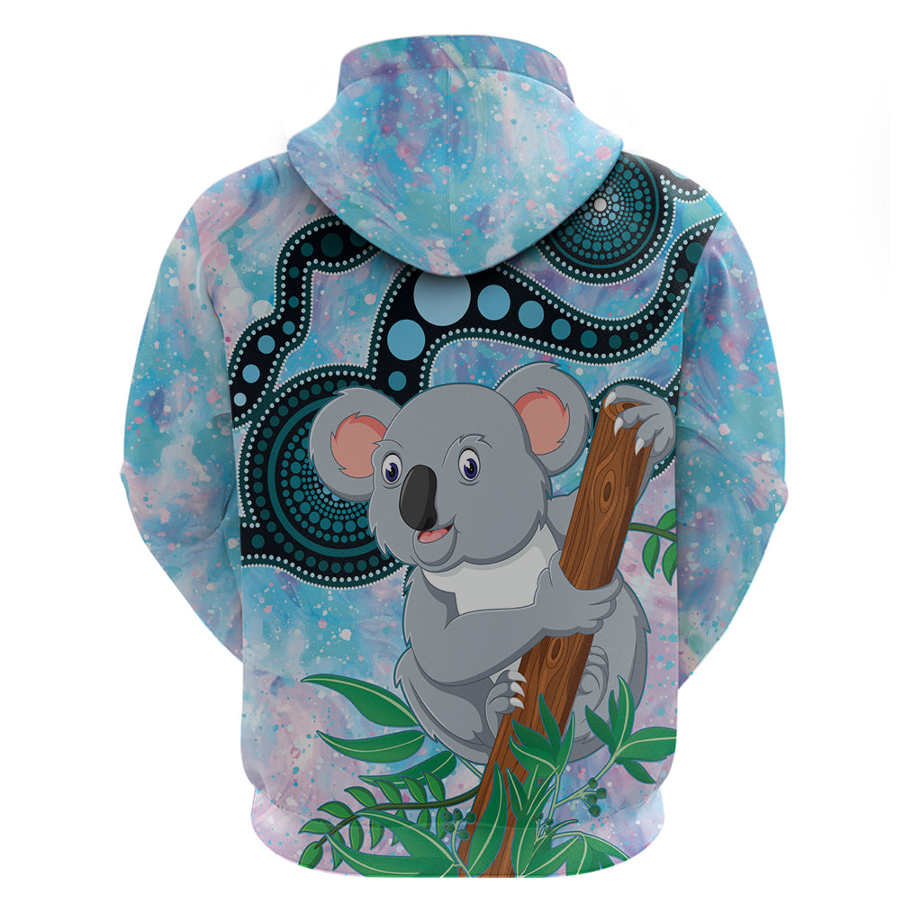Australia Opal Koala Hoodie Aussie Aboriginal Art