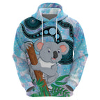 Australia Opal Koala Hoodie Aussie Aboriginal Art