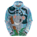 Australia Opal Koala Hoodie Aussie Aboriginal Art