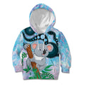Australia Opal Koala Kid Hoodie Aussie Aboriginal Art