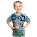 Australia Opal Koala Kid T Shirt Aussie Aboriginal Art