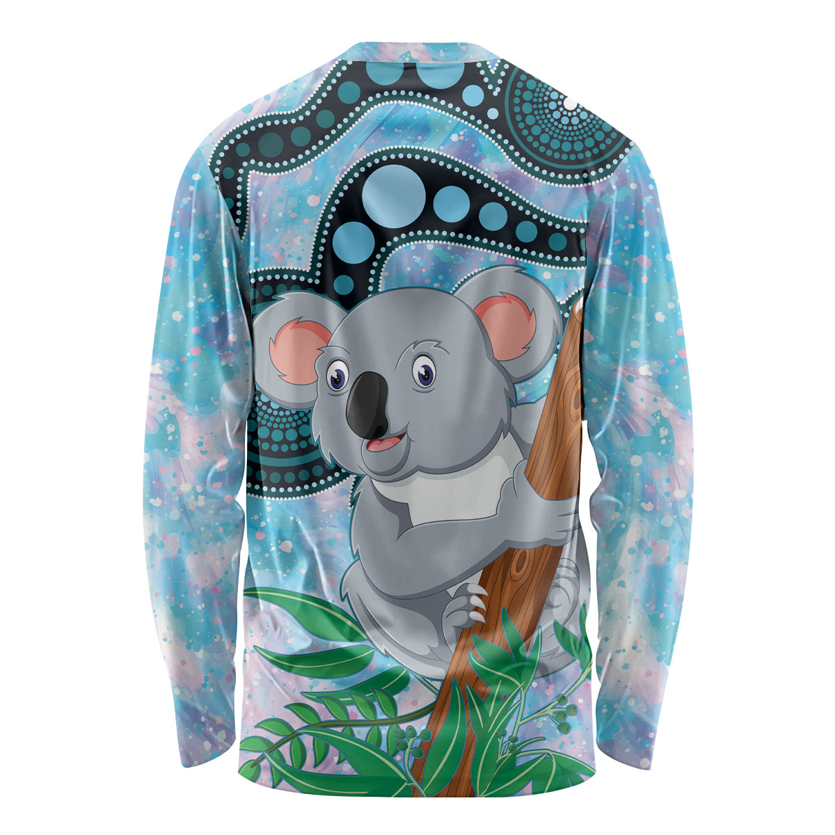 Australia Opal Koala Long Sleeve Shirt Aussie Aboriginal Art