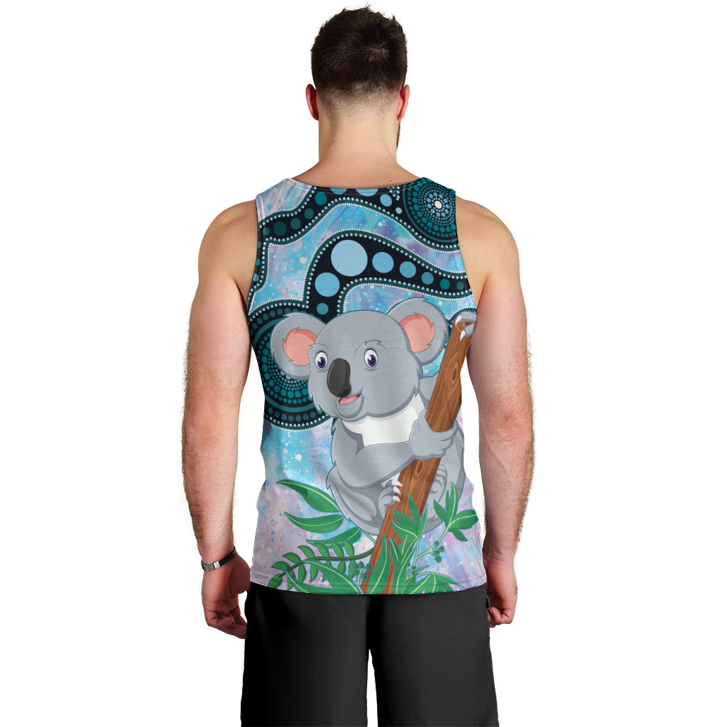 Australia Opal Koala Men Tank Top Aussie Aboriginal Art