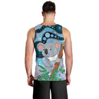Australia Opal Koala Men Tank Top Aussie Aboriginal Art