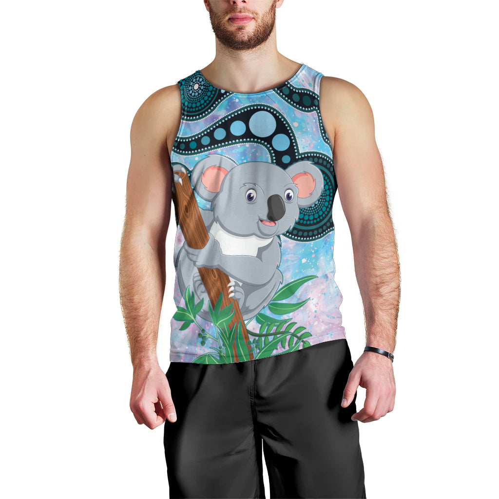 Australia Opal Koala Men Tank Top Aussie Aboriginal Art