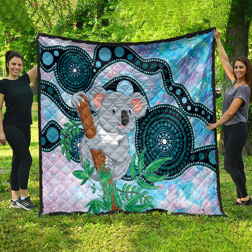 Australia Opal Koala Quilt Aussie Aboriginal Art