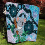 Australia Opal Koala Quilt Aussie Aboriginal Art