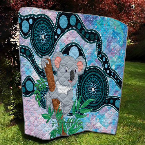 Australia Opal Koala Quilt Aussie Aboriginal Art