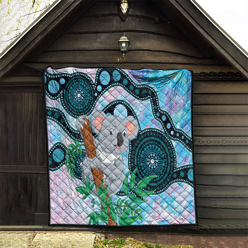 Australia Opal Koala Quilt Aussie Aboriginal Art