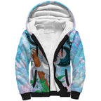 Australia Opal Koala Sherpa Hoodie Aussie Aboriginal Art