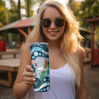 Australia Opal Koala Skinny Tumbler Aussie Aboriginal Art