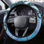 Australia Opal Koala Steering Wheel Cover Aussie Aboriginal Art