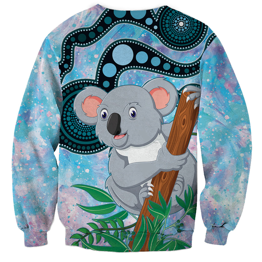 Australia Opal Koala Sweatshirt Aussie Aboriginal Art