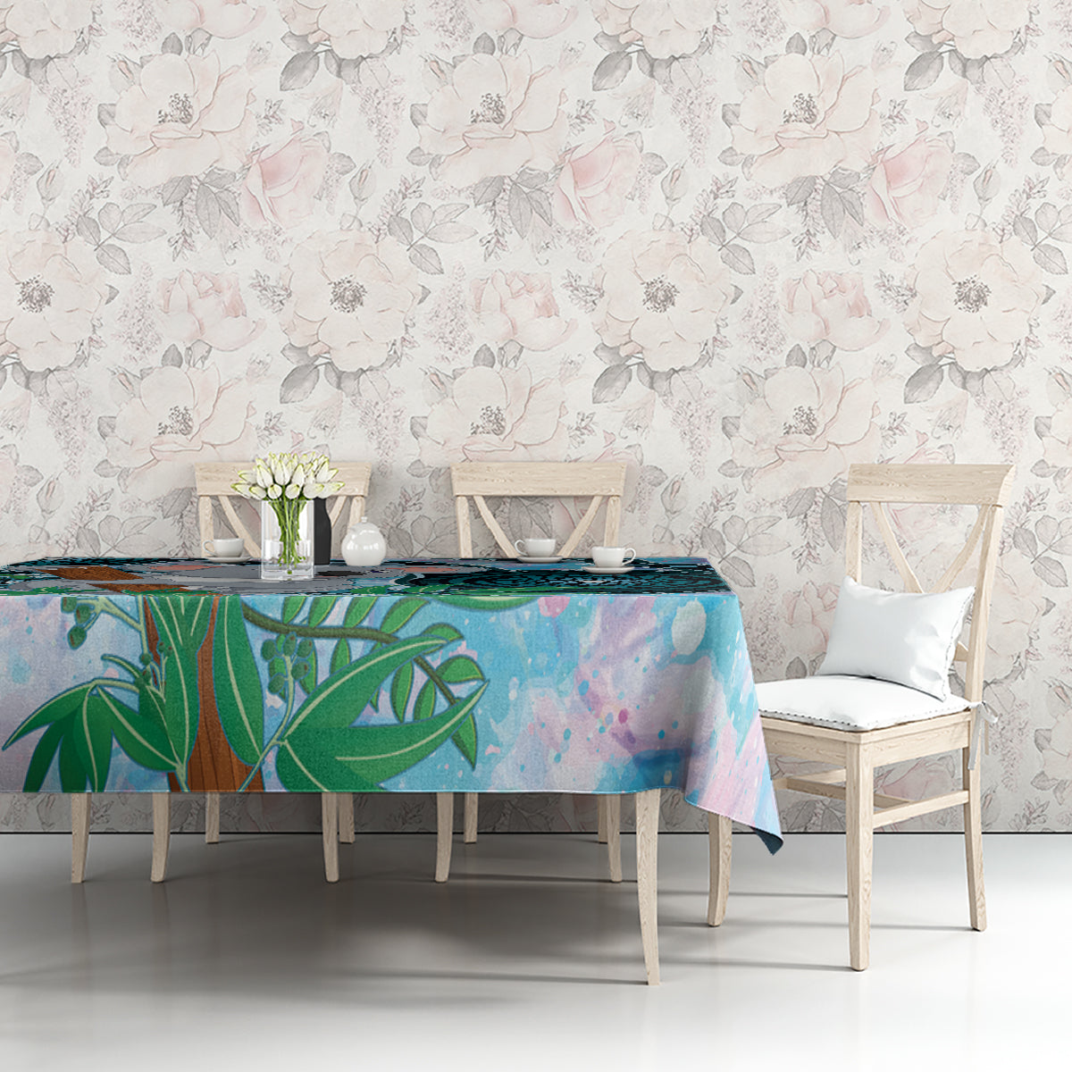 Australia Opal Koala Tablecloth Aussie Aboriginal Art
