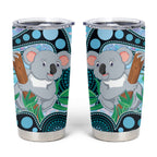 Australia Opal Koala Tumbler Cup Aussie Aboriginal Art