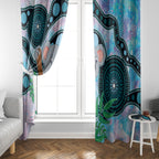 Australia Opal Koala Window Curtain Aussie Aboriginal Art
