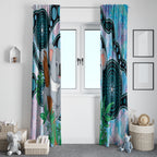 Australia Opal Koala Window Curtain Aussie Aboriginal Art