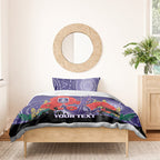 Custom Dockers Football ANZAC Bedding Set Gallipoli Camouflage With Poppies