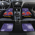 Custom Dockers Football ANZAC Car Mats Gallipoli Camouflage With Poppies