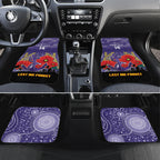 Custom Dockers Football ANZAC Car Mats Gallipoli Camouflage With Poppies