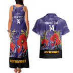 Custom Dockers Football ANZAC Couples Matching Tank Maxi Dress and Hawaiian Shirt Gallipoli Camouflage With Poppies