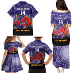 Custom Dockers Football ANZAC Family Matching Puletasi and Hawaiian Shirt Gallipoli Camouflage With Poppies