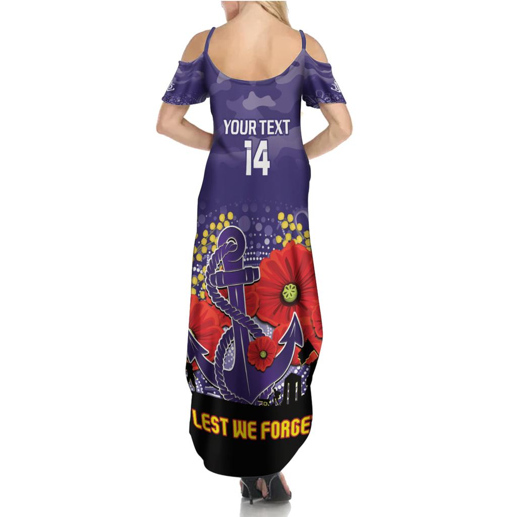 Custom Dockers Football ANZAC Family Matching Summer Maxi Dress and Hawaiian Shirt Gallipoli Camouflage With Poppies