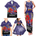 Custom Dockers Football ANZAC Family Matching Tank Maxi Dress and Hawaiian Shirt Gallipoli Camouflage With Poppies