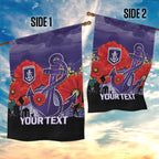 Custom Dockers Football ANZAC Garden Flag Gallipoli Camouflage With Poppies