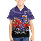 Custom Dockers Football ANZAC Hawaiian Shirt Gallipoli Camouflage With Poppies