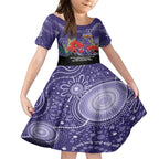 Custom Dockers Football ANZAC Kid Short Sleeve Dress Gallipoli Camouflage With Poppies