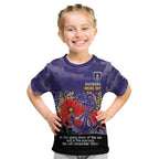 Custom Dockers Football ANZAC Kid T Shirt Gallipoli Camouflage With Poppies
