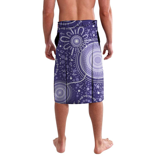Custom Dockers Football ANZAC Lavalava Gallipoli Camouflage With Poppies