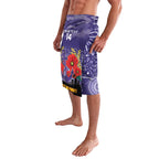 Custom Dockers Football ANZAC Lavalava Gallipoli Camouflage With Poppies