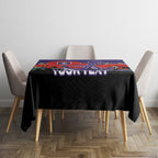 Custom Dockers Football ANZAC Tablecloth Gallipoli Camouflage With Poppies