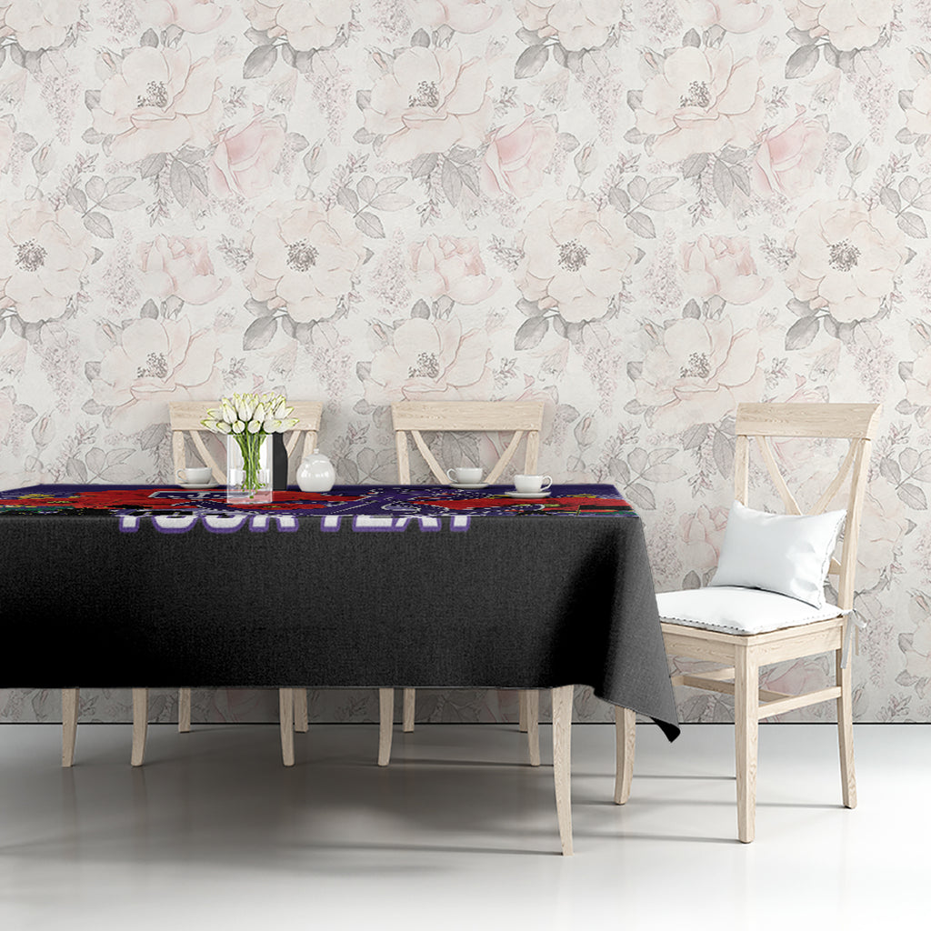Custom Dockers Football ANZAC Tablecloth Gallipoli Camouflage With Poppies
