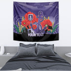 Custom Dockers Football ANZAC Tapestry Gallipoli Camouflage With Poppies