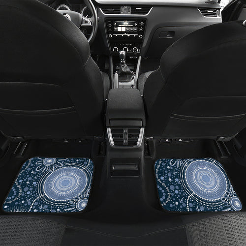 Custom Blues Football ANZAC Car Mats Gallipoli Camouflage With Poppies